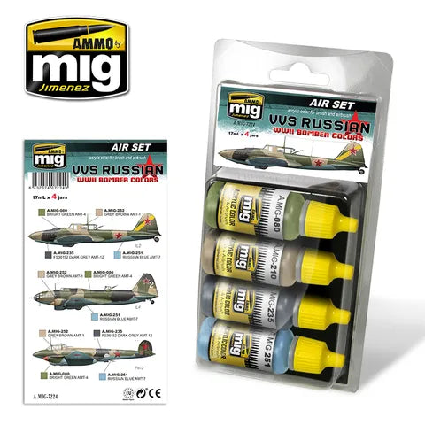 Ammo Paint, Vvs Russian Wwii Bomber Colours Set