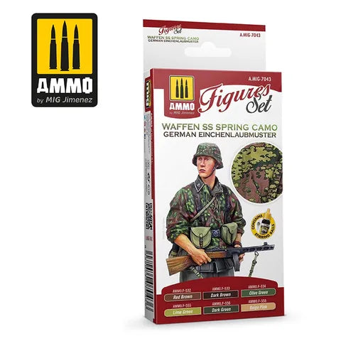 Ammo Paint, Waffen SS Spring Camo. German Figures Set