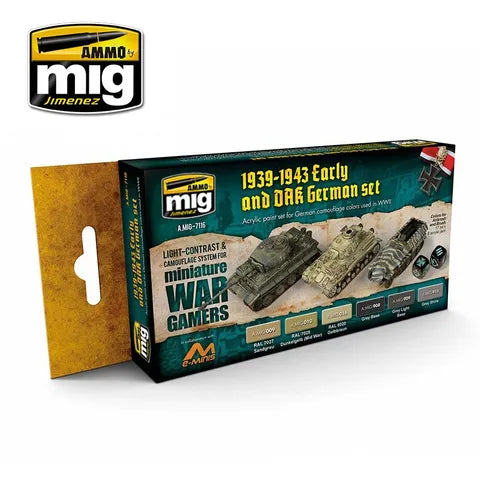 Ammo Paint, Wargame Early And Dak GermanSet