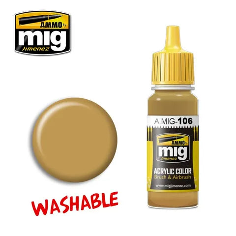 Ammo Paint, Washable Sand (Ral 8020) 17ml