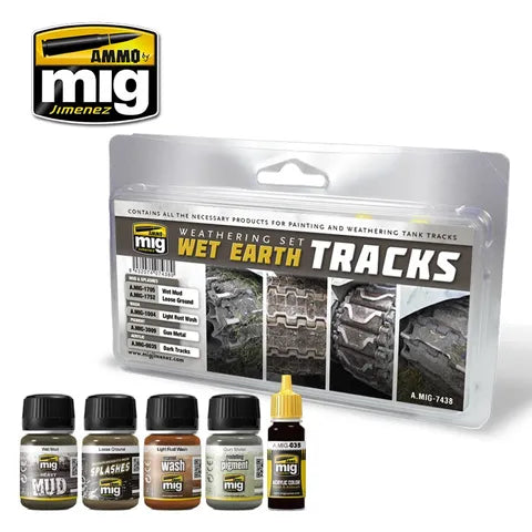 Ammo Paint, Wet Earth Tracks Set