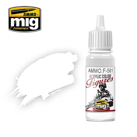 Ammo Paint, White For Figures 17mll