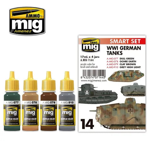 Ammo Paint, Ww I German Tanks Set