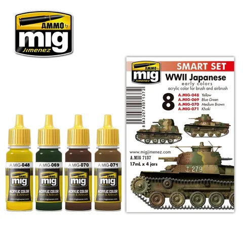 Ammo Paint, Ww Japanese Afv Early Colours Set