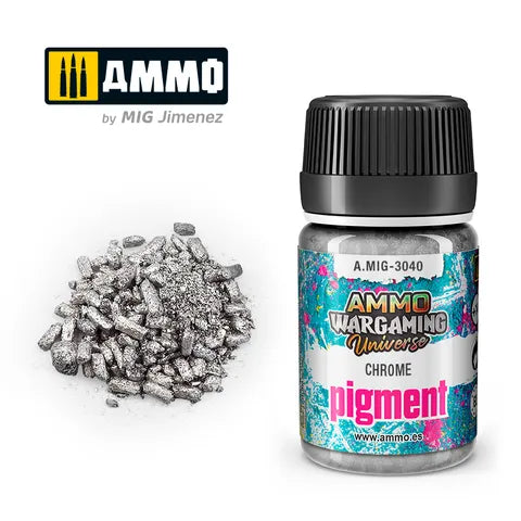 Ammo Pigment War Gaming Chrome 35ml