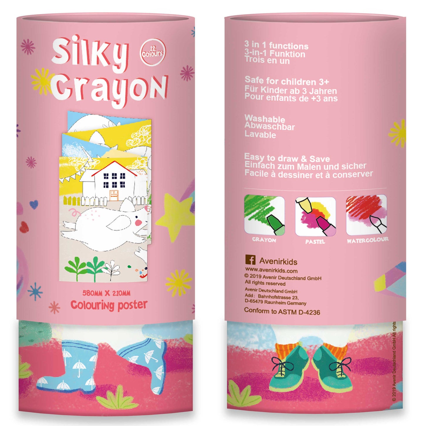 AVENIR - SILKY CRAYONS - UNICORN