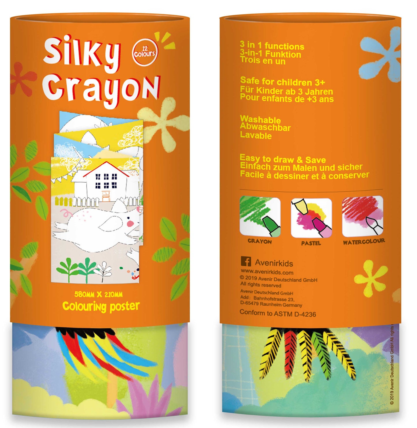 AVENIR - SILKY CRAYONS - TOUCAN