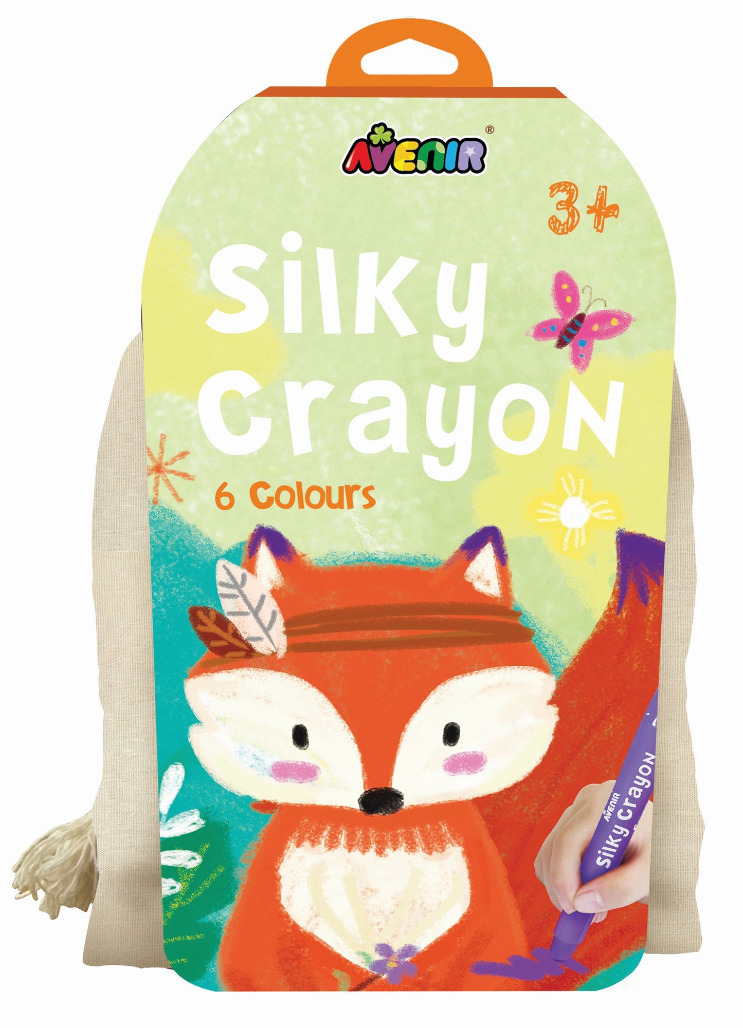 AVENIR - SILKY CRAYONS CANVAS BAG - FOX