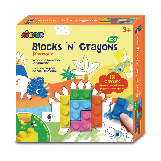 AVENIR - BLOCKS'N'CRAYONS - DINOSAURS