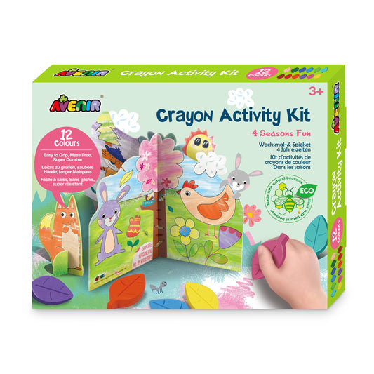 AVENIR - CRAYON ACTIVITY KIT - 4 SEASONS FUN