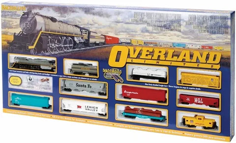 BACHMANN SET OVERLAND LIMITED/UNION PACIFIC, HO SCALE