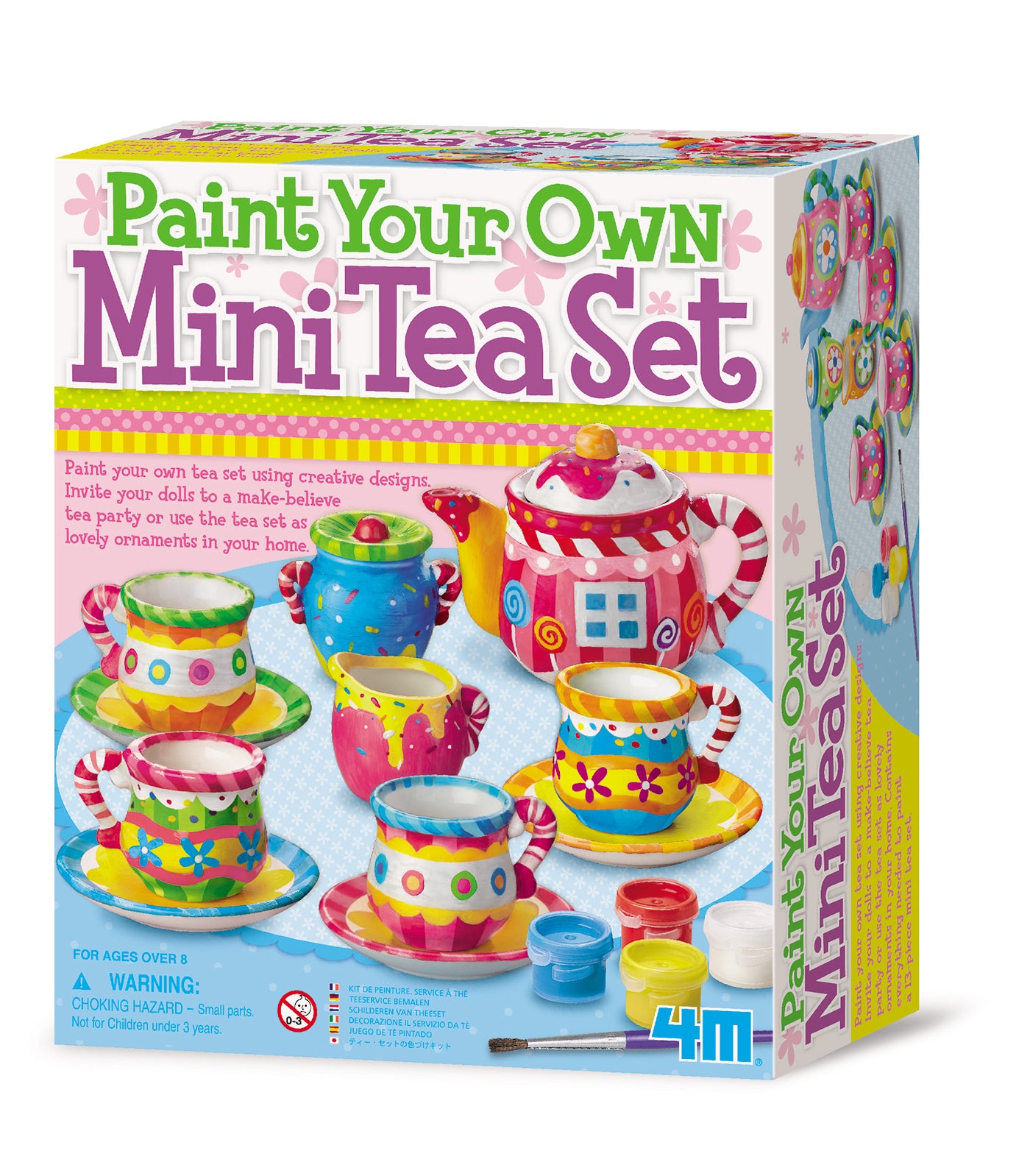 4M - CREATIVE CRAFT - PAINT YOUR OWN MINI TEA SET