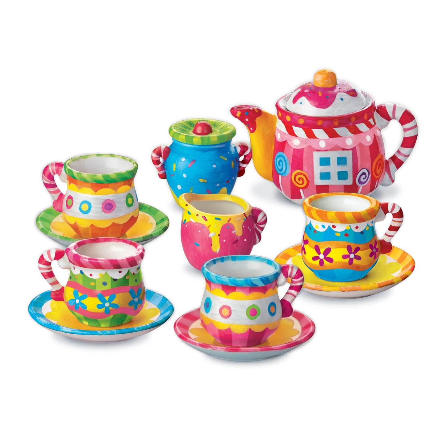 4M - CREATIVE CRAFT - PAINT YOUR OWN MINI TEA SET