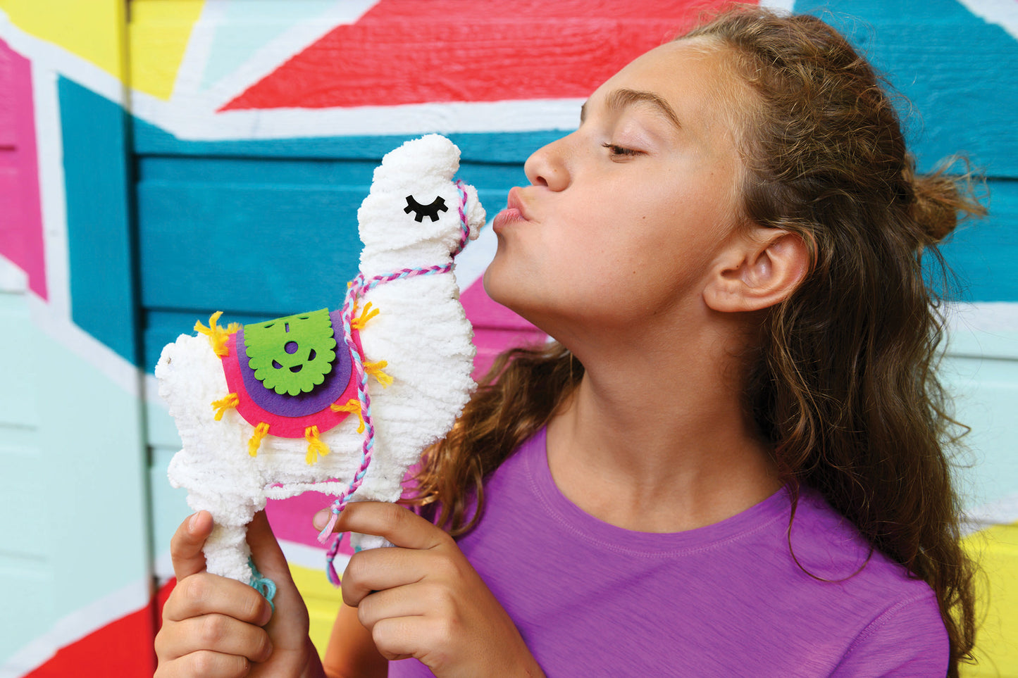 4M - KIDZMAKER - MAKE YOUR OWN LLAMA DOLL