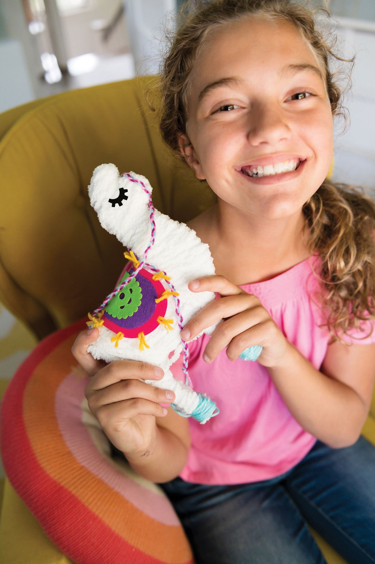 4M - KIDZMAKER - MAKE YOUR OWN LLAMA DOLL