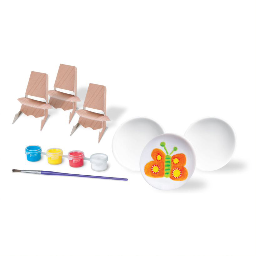 4M - LITTLE CRAFT - MINI PLATES PAINTING KIT