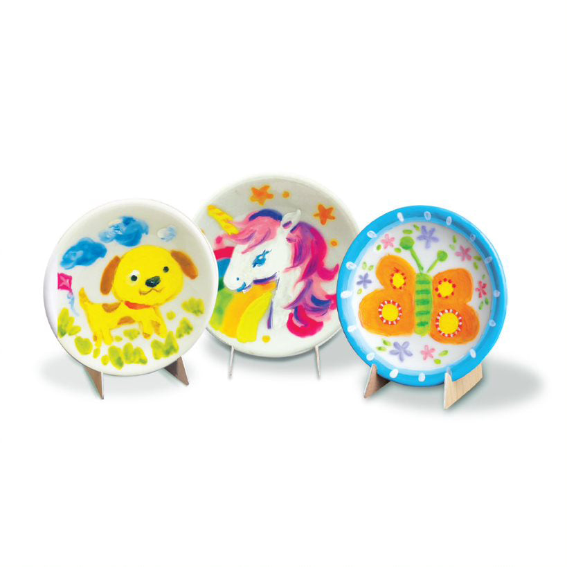 4M - LITTLE CRAFT - MINI PLATES PAINTING KIT