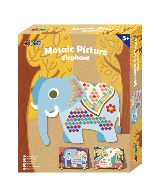 AVENIR - MOSAIC PICTURE - ELEPHANT