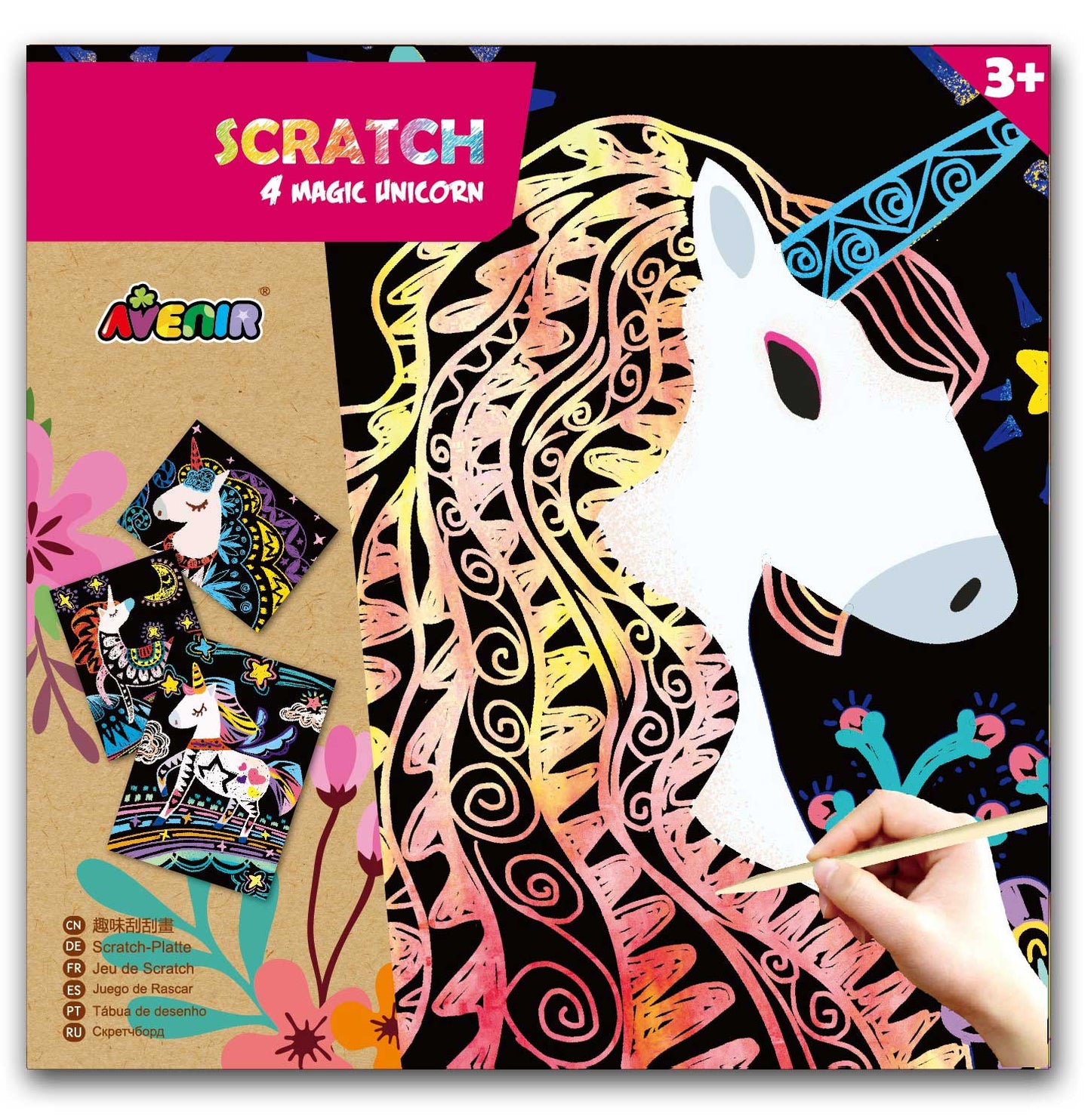 AVENIR - SCRATCH - MAGIC UNICORN