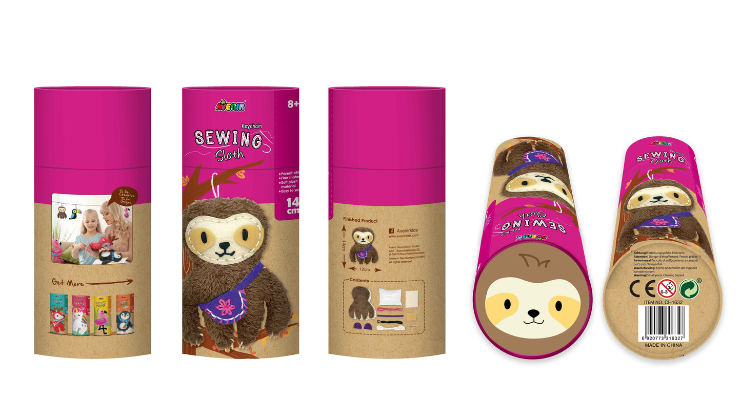 AVENIR - SEWING - KEY CHAIN - SLOTH