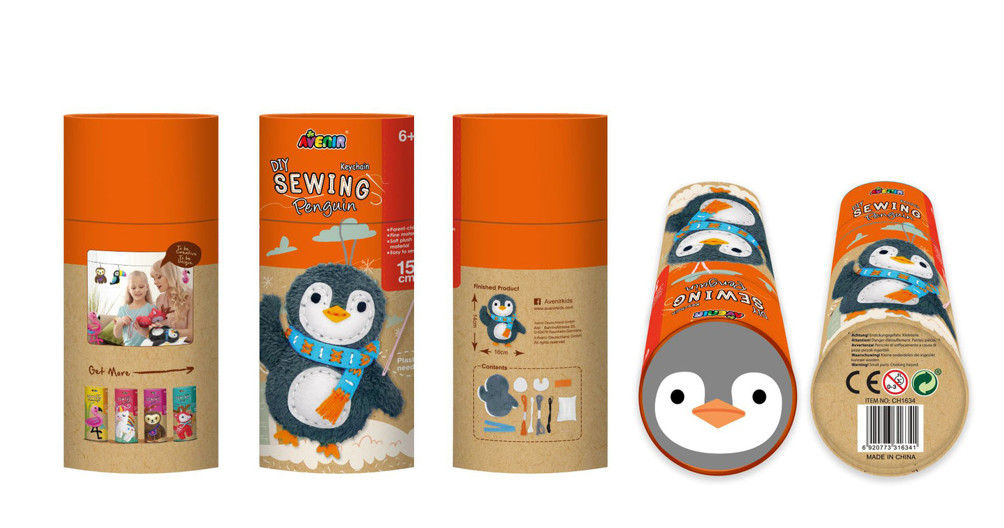 AVENIR - SEWING - KEY CHAIN - PENGUIN