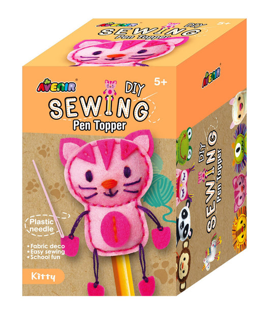 AVENIR - SEWING - PEN TOPPER - KITTY