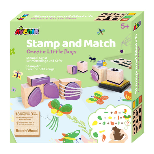 AVENIR - STAMP & MATCH - CREATE LITTLE BUGS