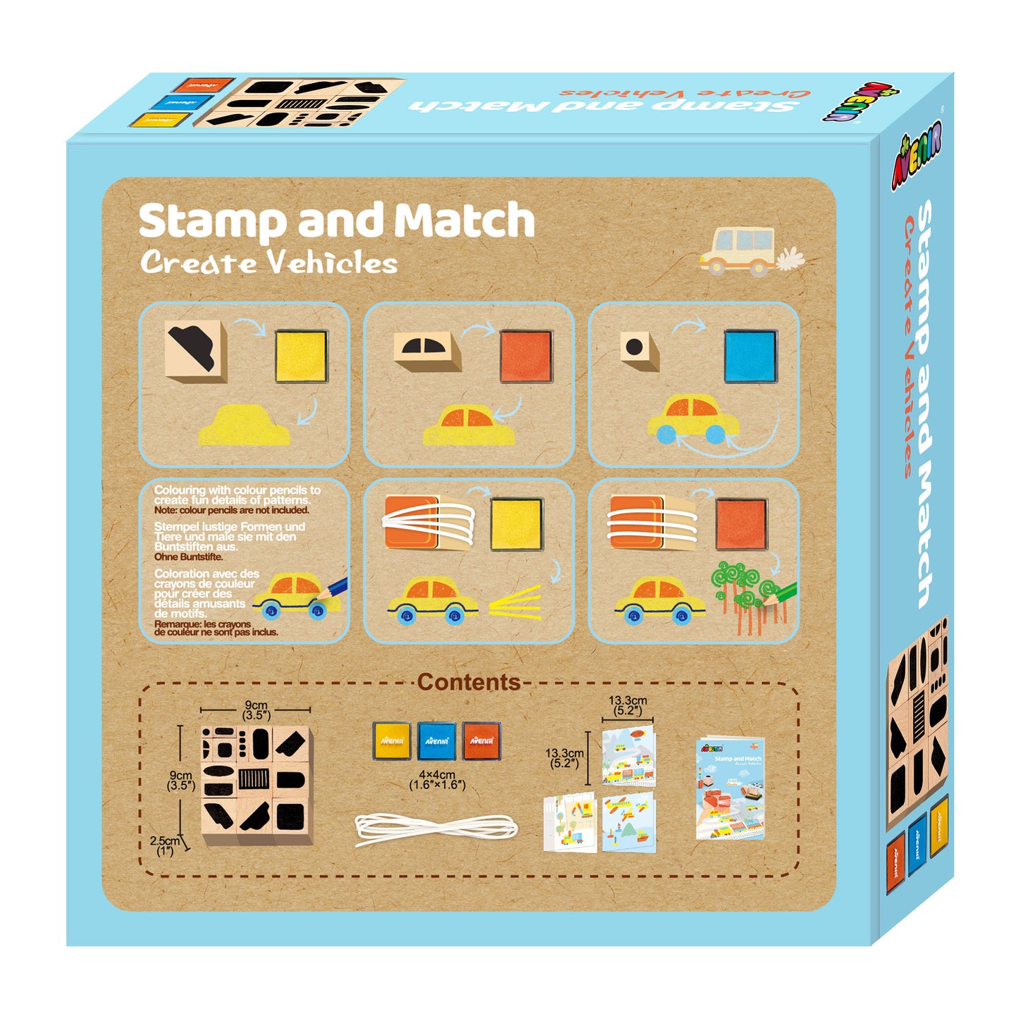 AVENIR - STAMP & MATCH - CREATE VEHICLES