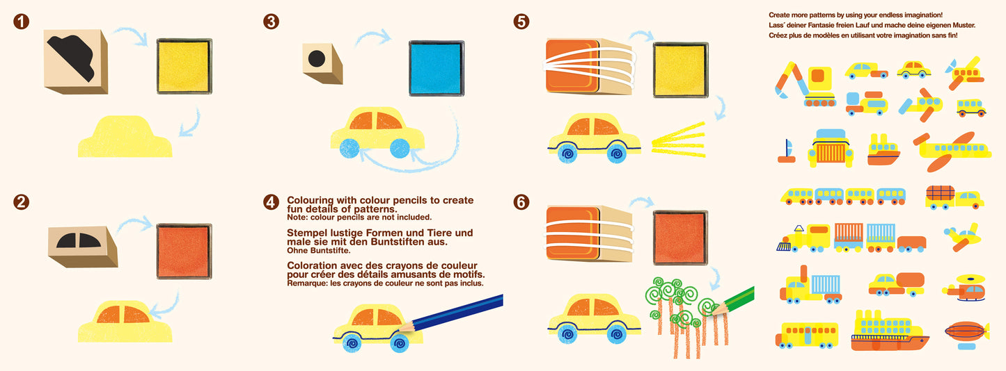 AVENIR - STAMP & MATCH - CREATE VEHICLES