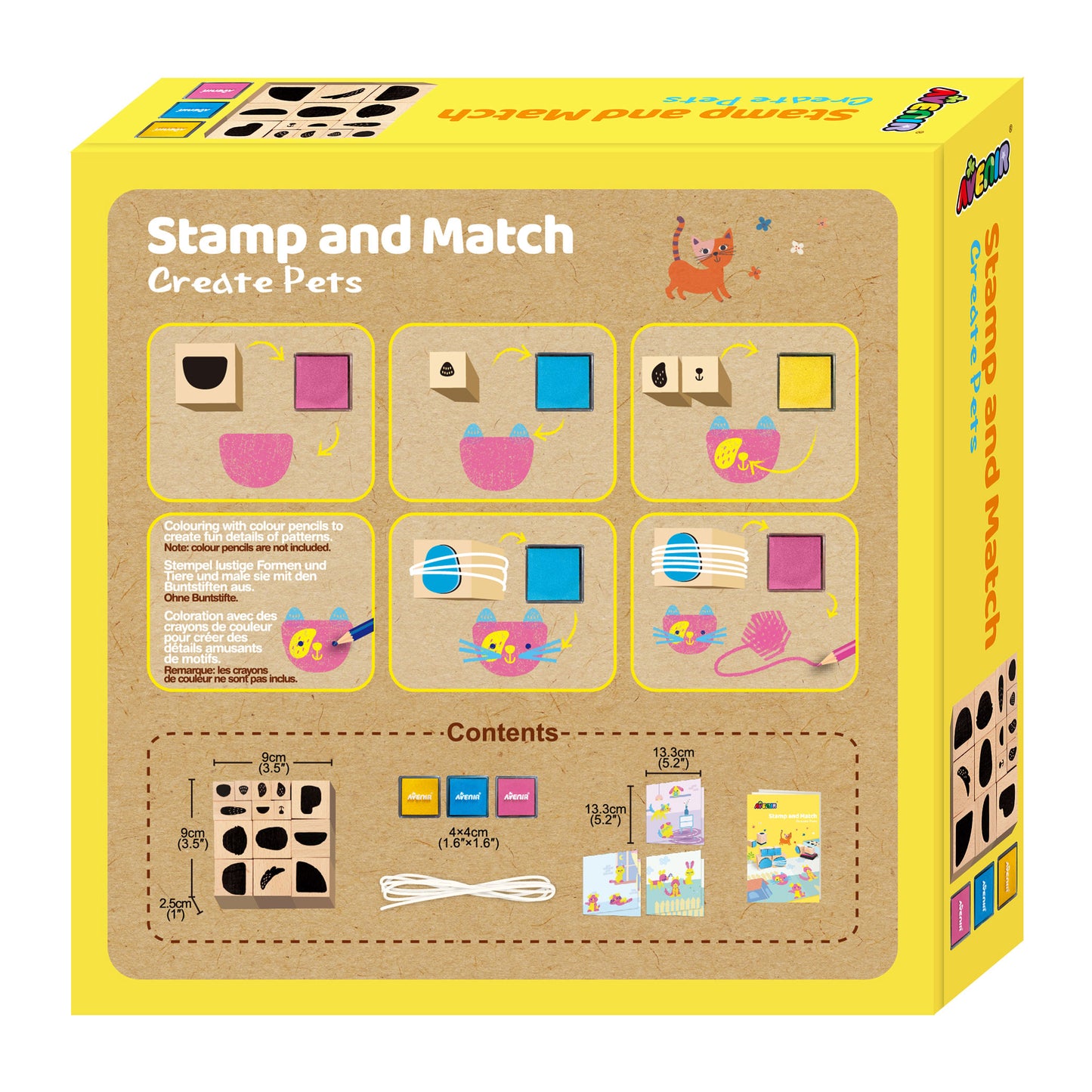 AVENIR - STAMP & MATCH - CREATE PETS