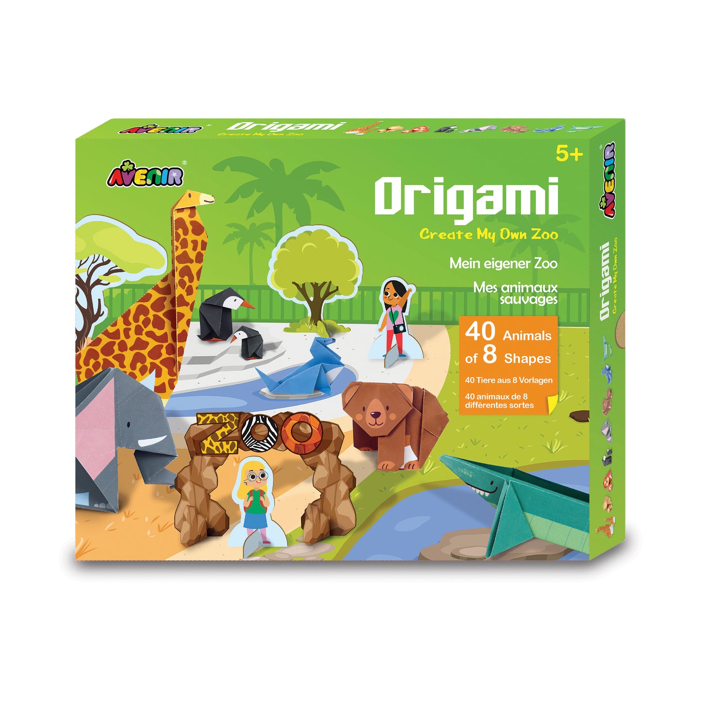 AVENIR - ORIGAMI - CREATE MY OWN ZOO