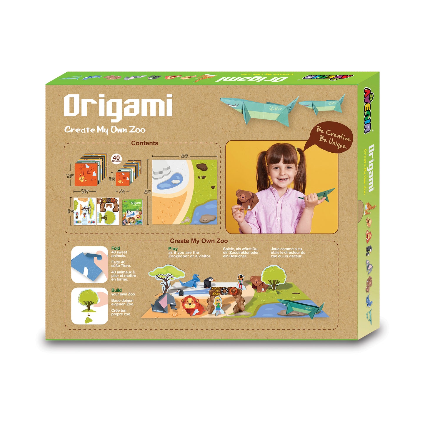 AVENIR - ORIGAMI - CREATE MY OWN ZOO