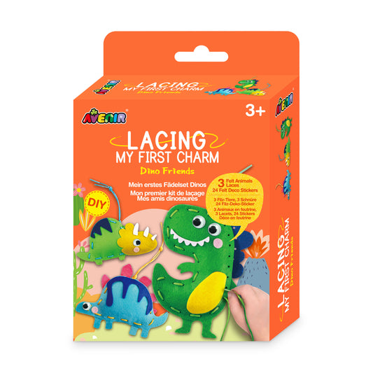 AVENIR - LACING MY FIRST CHARM - DINO FRIENDS