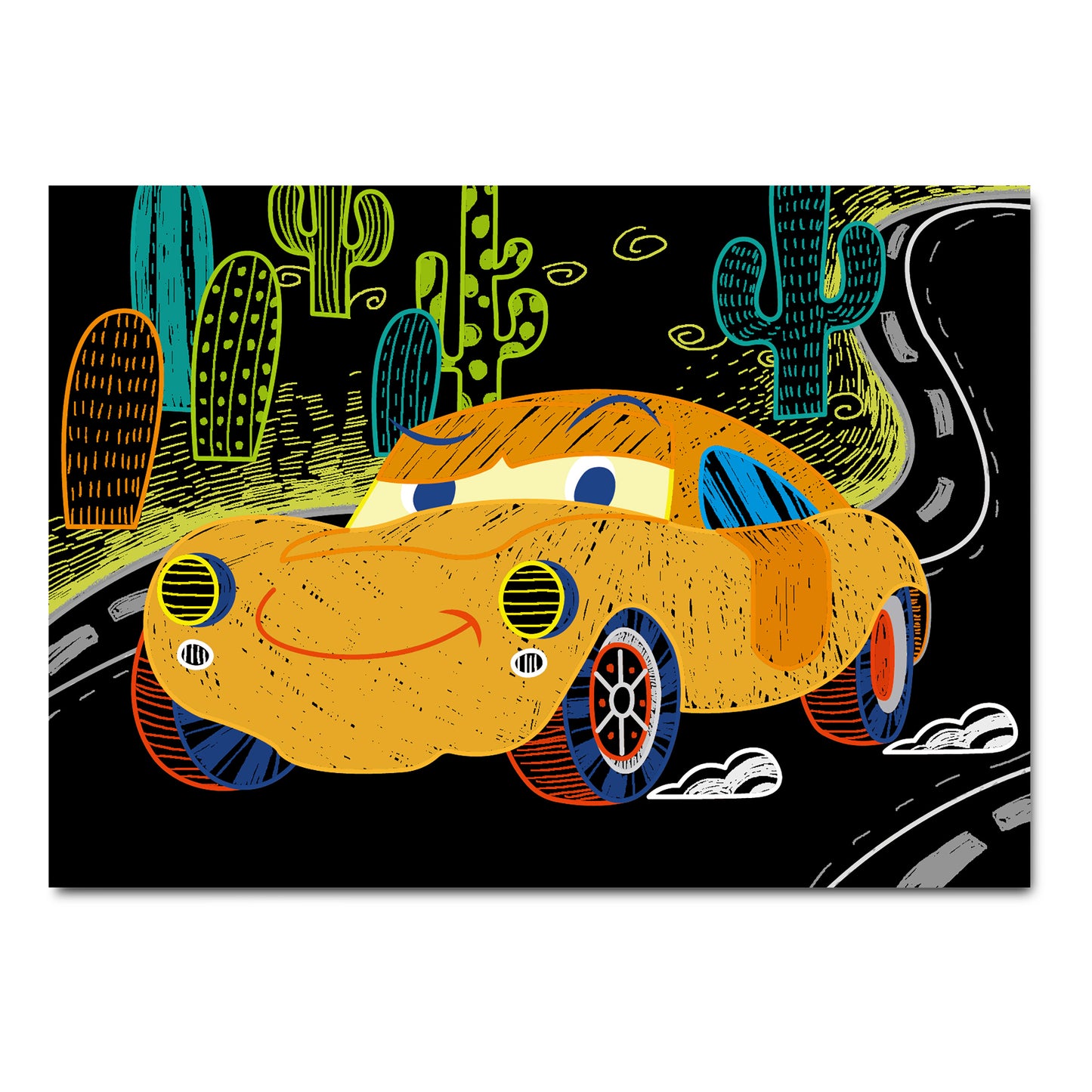 AVENIR - MINI SCRATCH BOOK - CARS