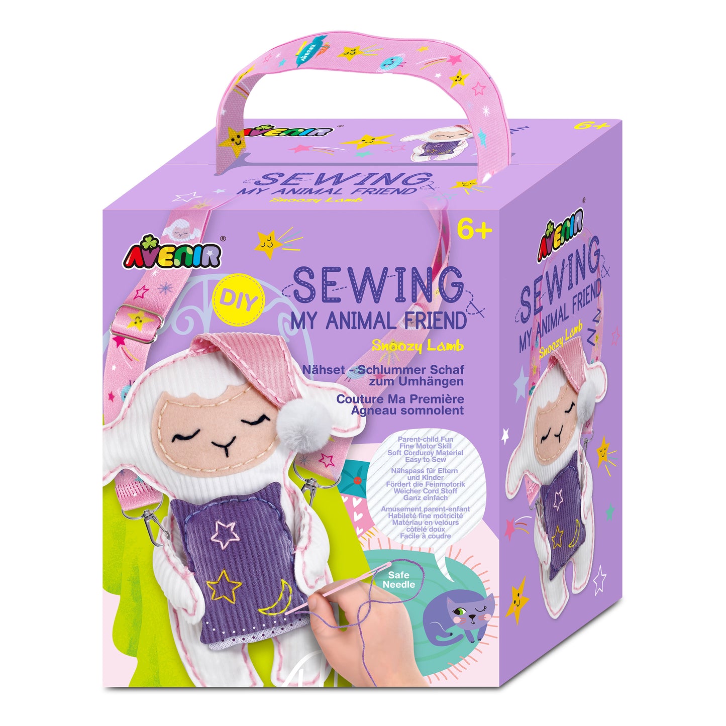 AVENIR - SEWING MY ANIMAL FRIEND - SNOOZY LAMB