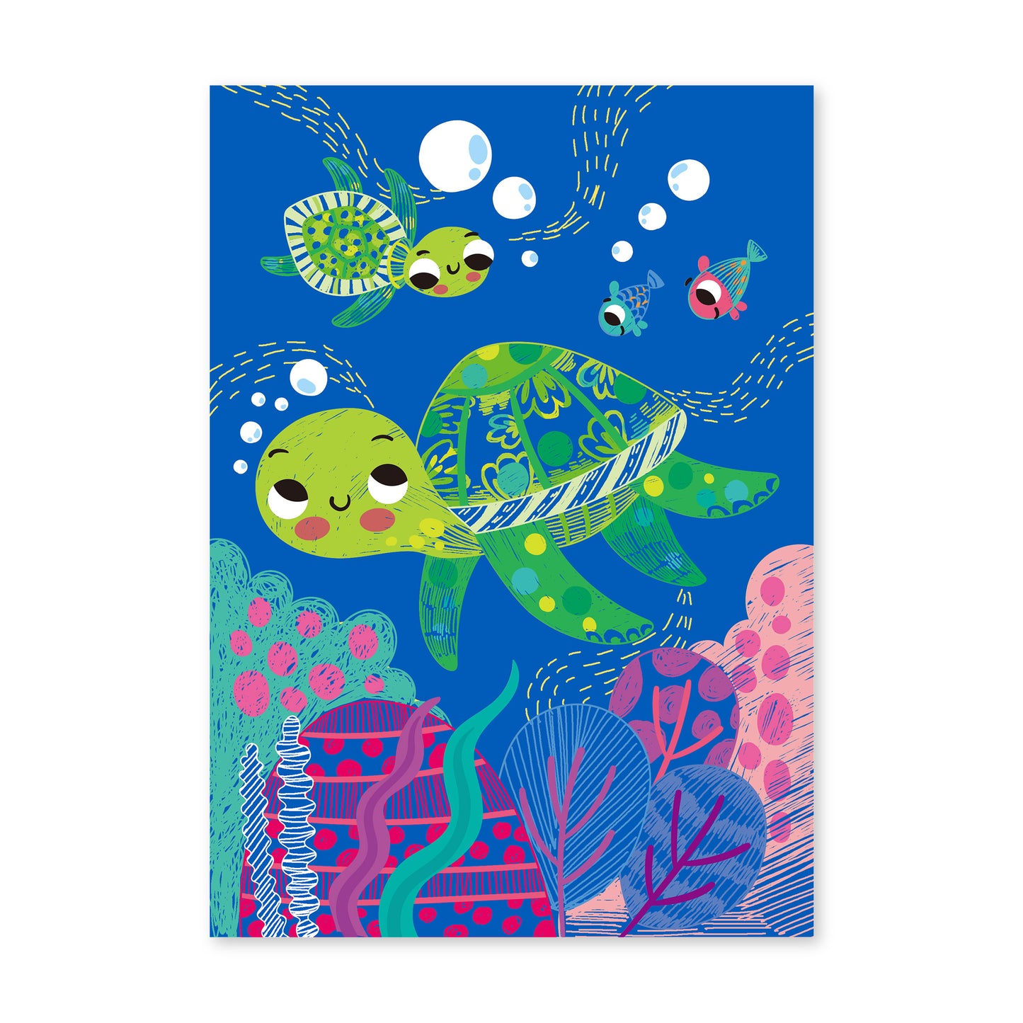 AVENIR - A5 SCRATCH BOOK - UNDER THE SEA