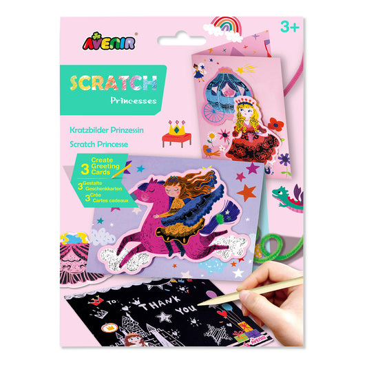 AVENIR - SCRATCH GREETING CARD - PRINCESS