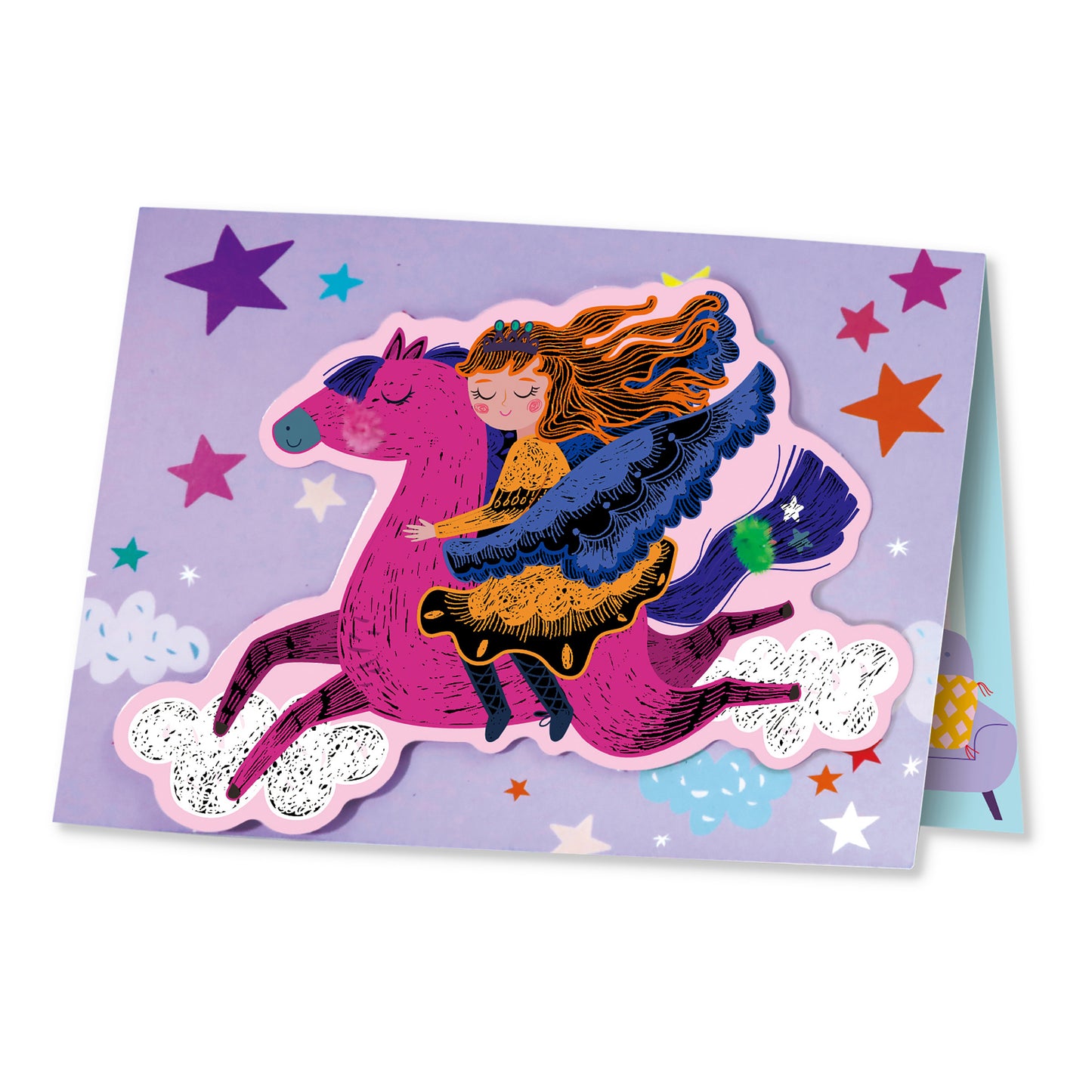 AVENIR - SCRATCH GREETING CARD - PRINCESS