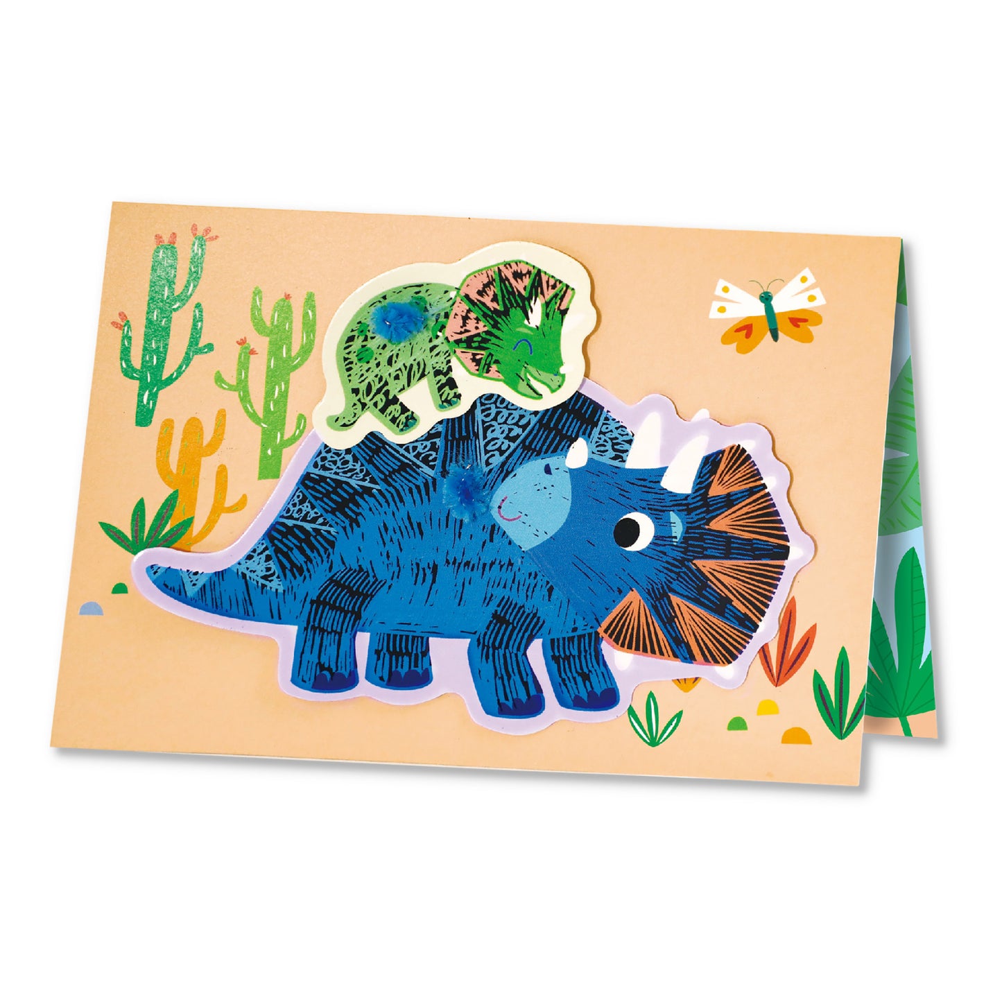 AVENIR - SCRATCH GREETING CARD - DINOS