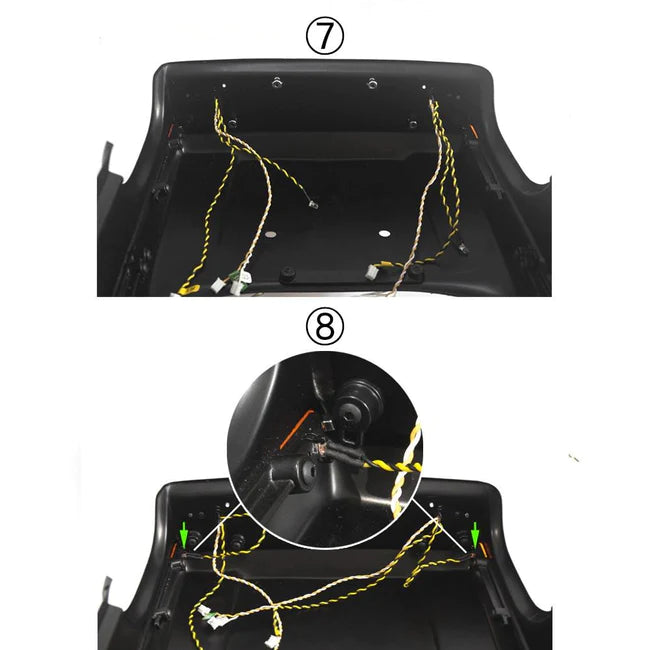 INJORA LED Light System Front & Rear Lamp Group for TRX-4 Bronco 82046-4