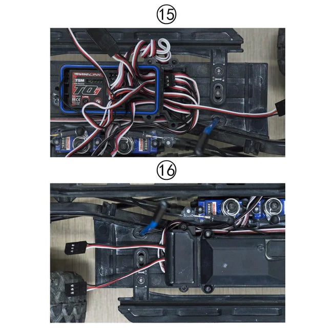 INJORA LED Light System Front & Rear Lamp Group for TRX-4 Bronco 82046-4