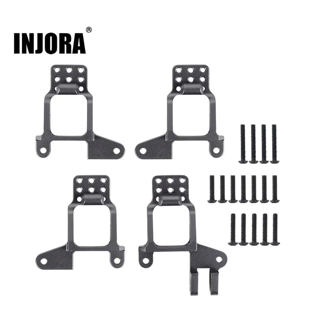 INJORA 4PCS Aluminum Front & Rear Shock Towers Mount for TRX-4