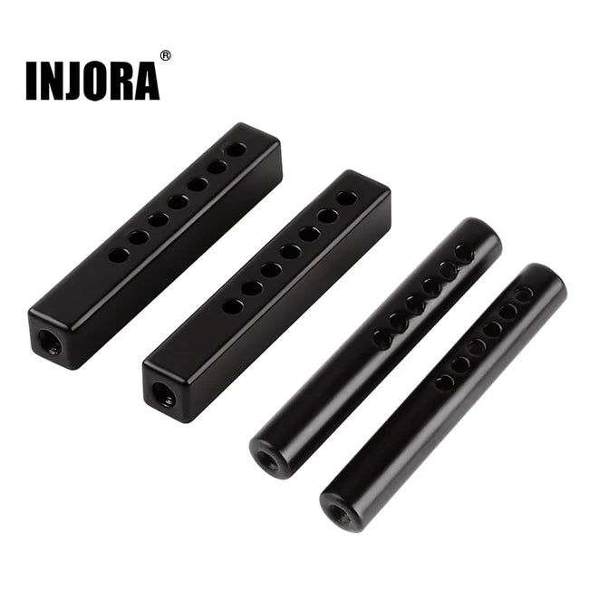 INJORA 2PCS Metal Bumper Mount Holder Post with Screws for TRX4 SCX10 & SCX10 II