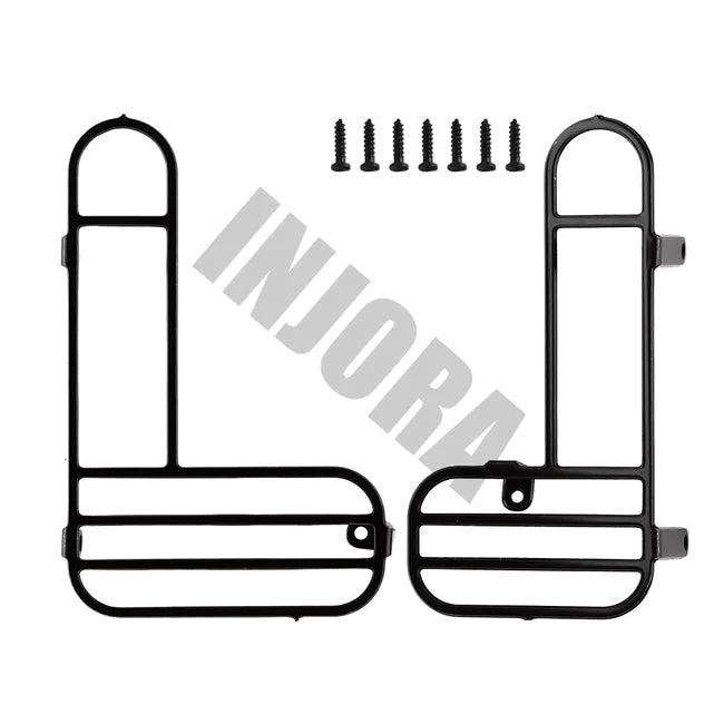 INJORA 2PCS Metal Taillight Cover for 1/10 RC Crawler Traxxas TRX-4