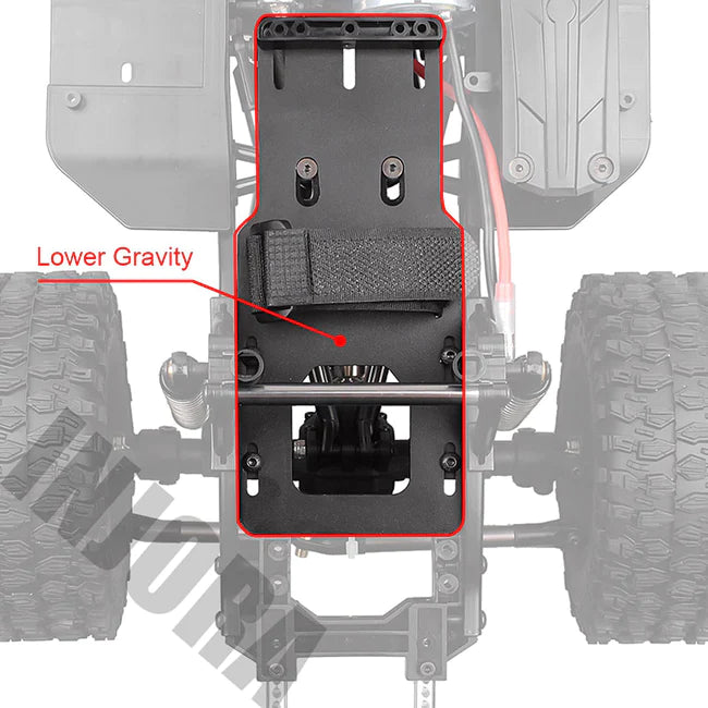 INJORA 313mm Wheelbase Assembled Frame Chassis for SCX10 II 90046