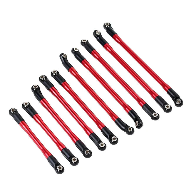 INJORA 10Pcs/Set 313mm Aluminium Links Set Plastic Rod Ends for Axial SCX10 II 90046