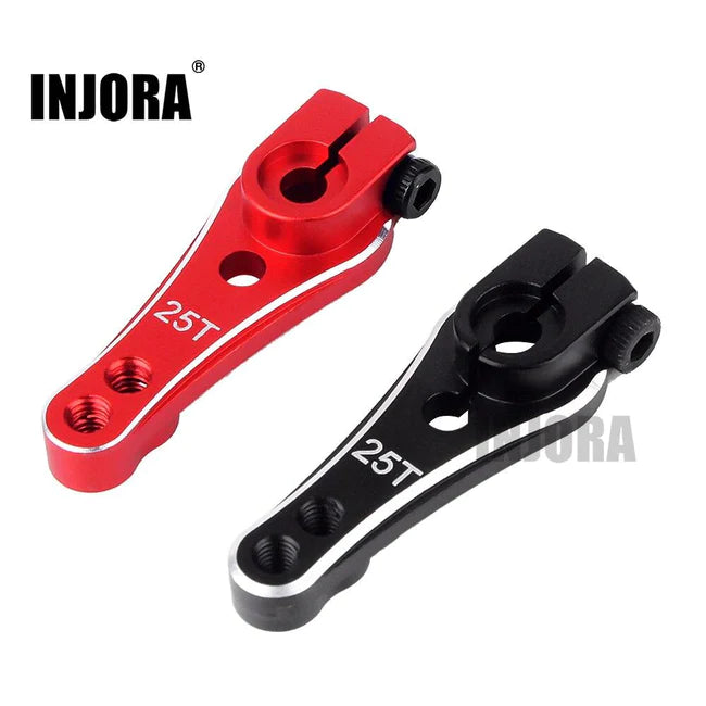 INJORA 1PCS 33mm 25T Metal Tooth Steering Servo Arm Horn for TRAXXAS TRX-4