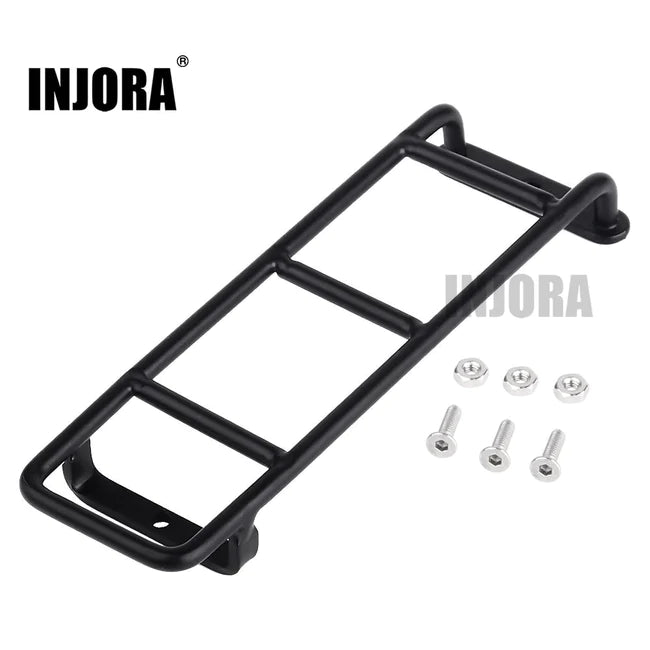 INJORA Straight/Curved Black Metal Ladder Stair for 1/10 RC Rock Crawler