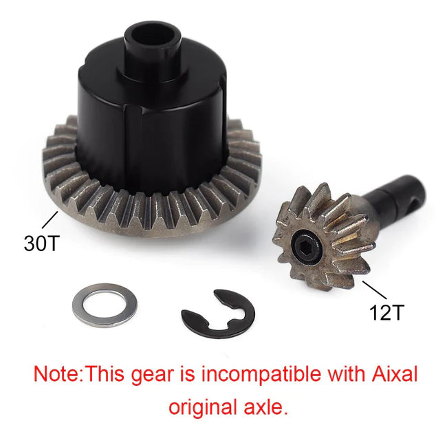 INJORA Steel CVD Dogbone Axle Shafts Gears for INJORA SCX10 II Axles AXCQ-01 AXCQ-02
