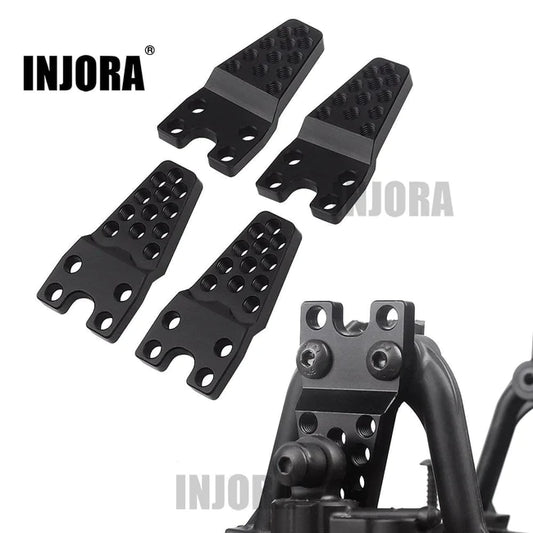 INJORA 4PCS Aluminum Shock Absorber Tower Lift Lower Adjust Stand for Axial SCX10